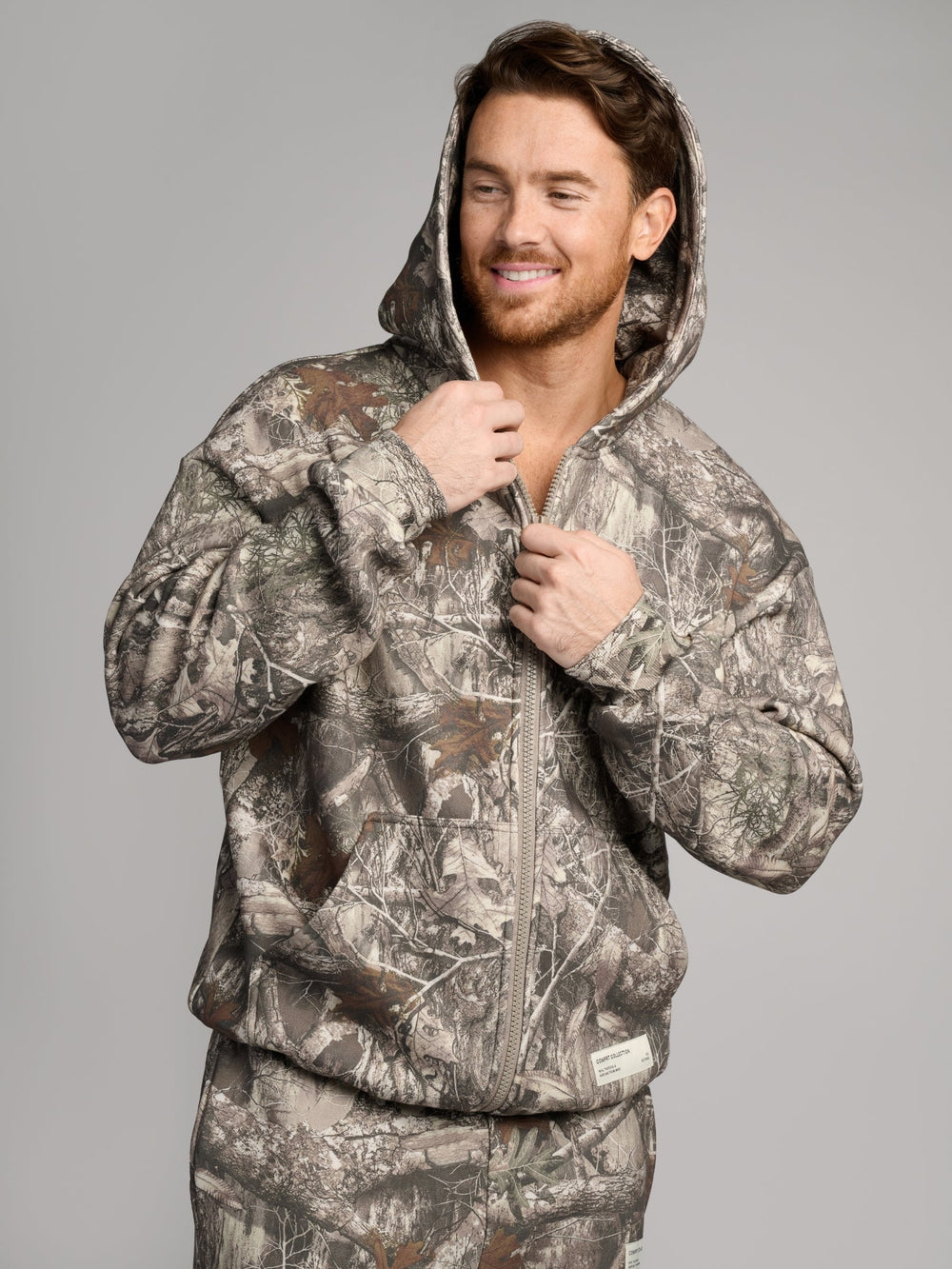 Camo Zip Hoodie