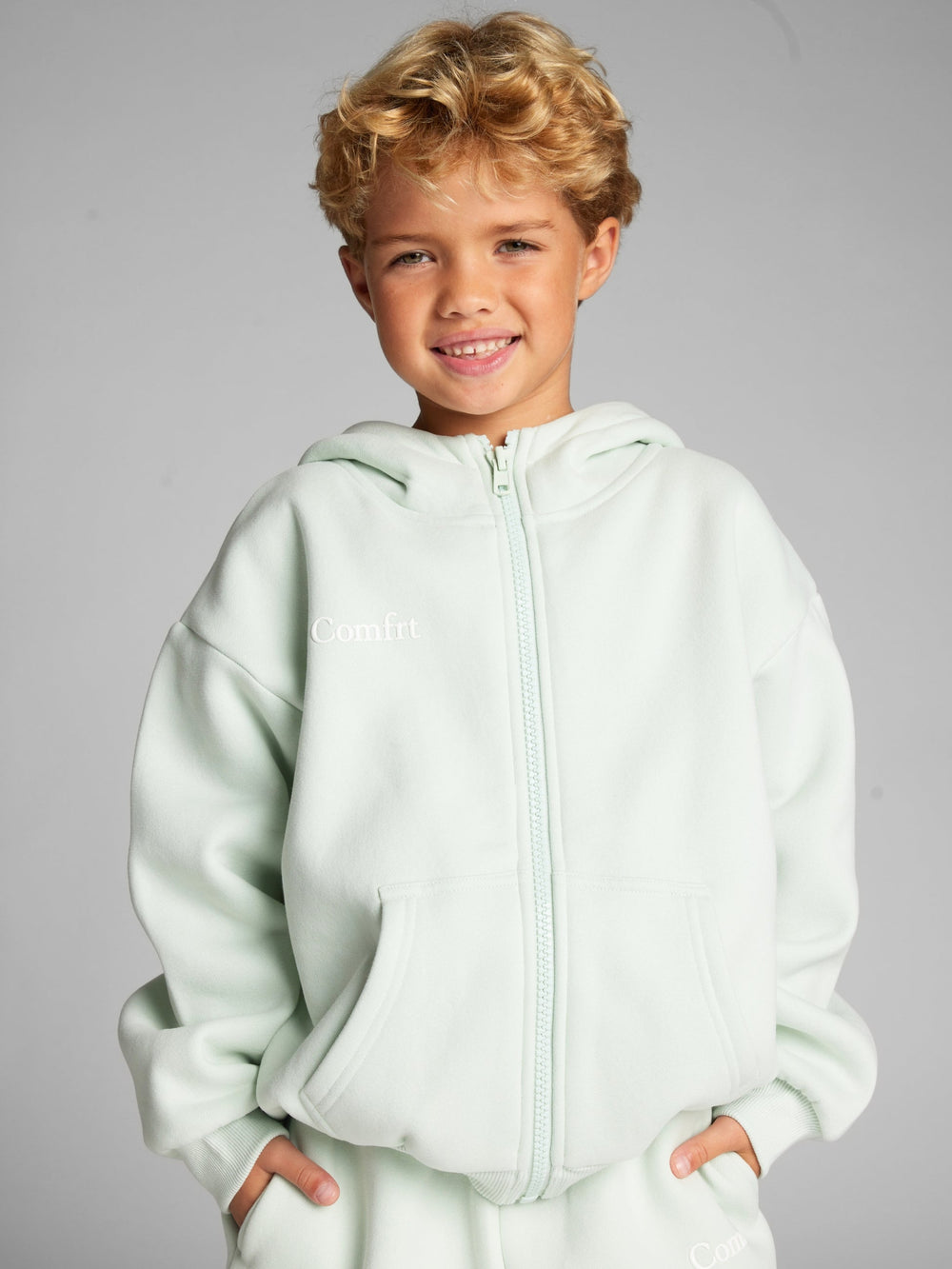 Cloud Zip Kids Hoodie