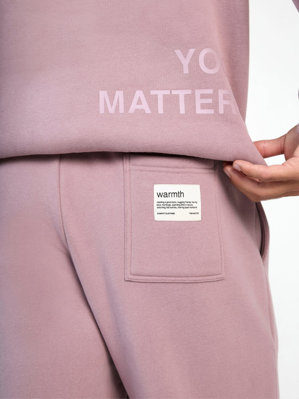 You Matter Straight Leg Sweatpants