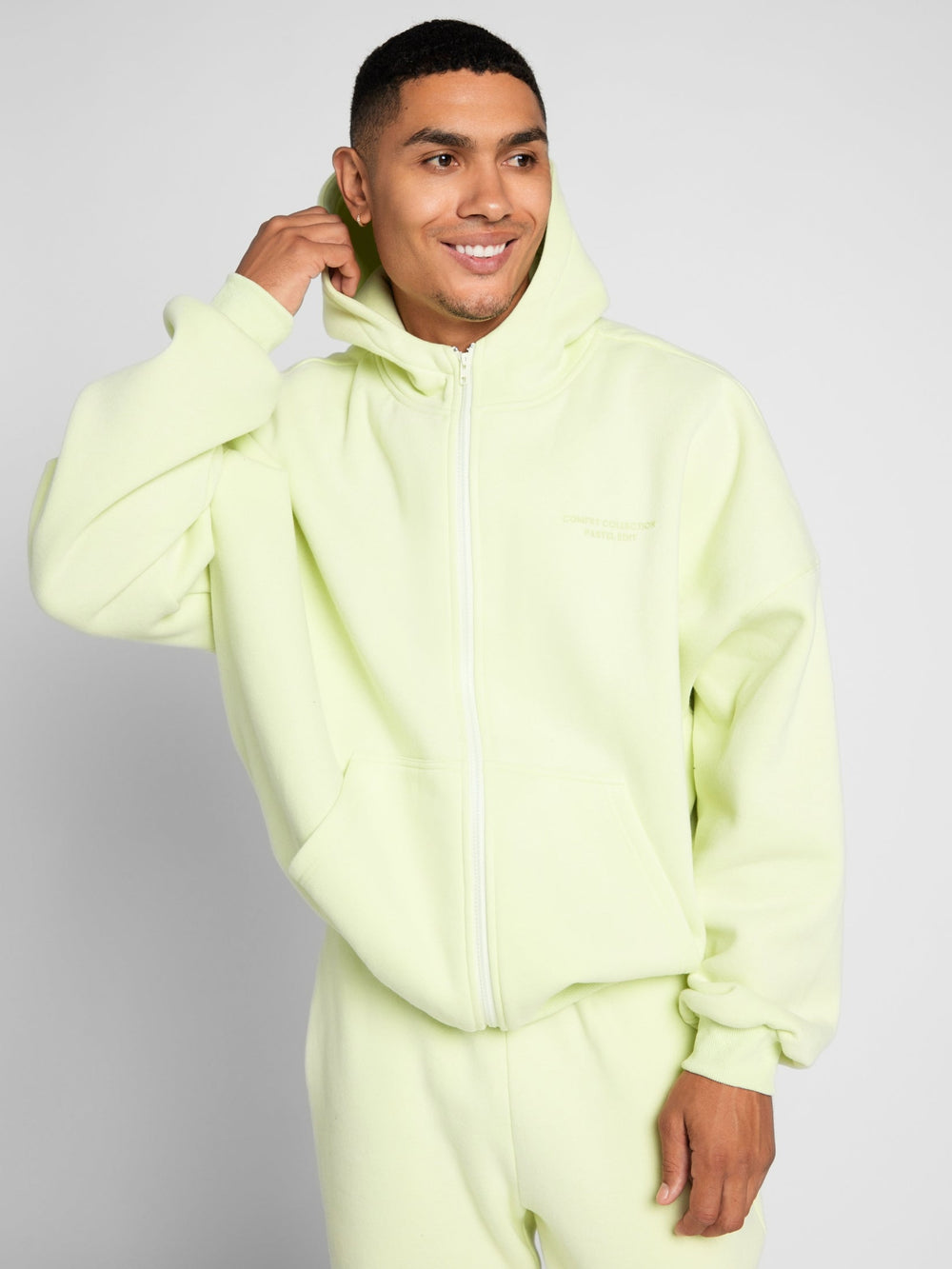 Pastel Zip Hoodie
