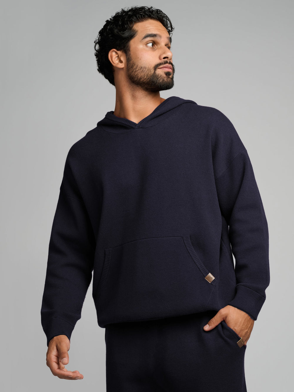 Sweater Knit Hoodie